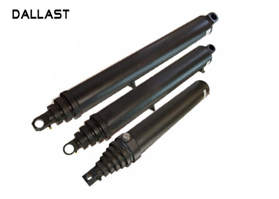 Multi Stage Telescopic Hydraulic Ram Oil Cylinders Single Acting Agricultural Farm Truck
