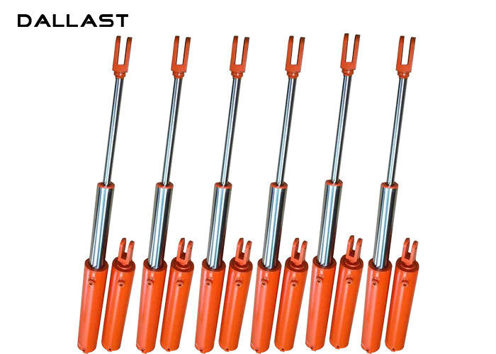 Multi Stage Double Acting Hydraulic Cylinders , 2 Stage Telescopic Hydraulic Cylinder