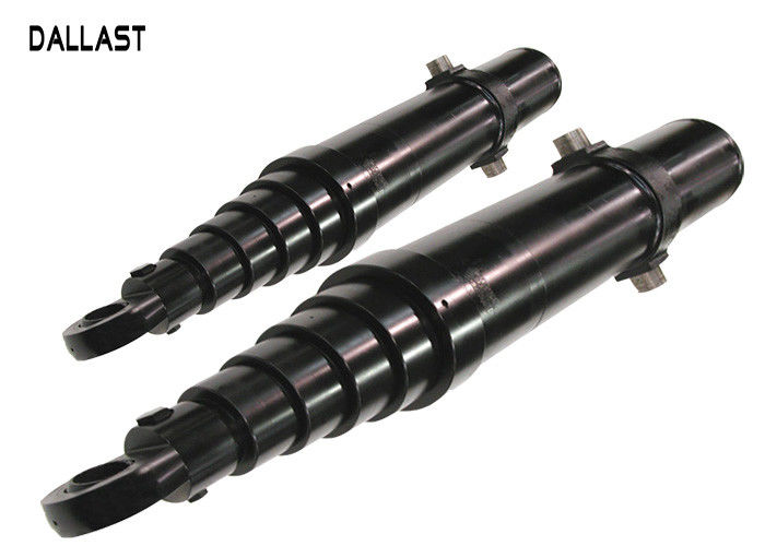 Multi Stage Telescopic Hydraulic Ram Oil Cylinders Single Acting Agricultural Farm Truck